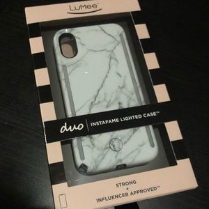 Brand new black&white marble lumee case (IPhone X)
